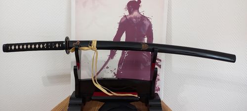 Kill-Bill Samurai Schwert Damaststahl