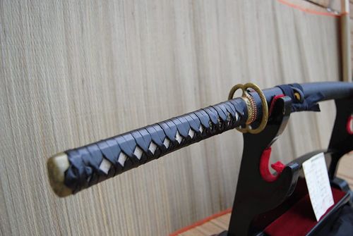 Handgeschmiedetes-Gefaltetes Samurai Schwert Wakizashi Miyamoto Musashi