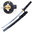 Gefaltetes Wakizashi Schwert mit Doppel Bo-Hi