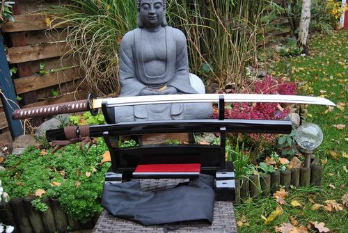 Handgeschmiedetes-Gefaltetes Samurai Schwert Katana Bamboo